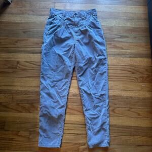 American Eagle Grey Corduroy Mom Jeans | High-Waist Vintage Fit